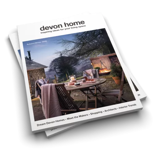 Magazine publishing example. Devon Home magazine cover